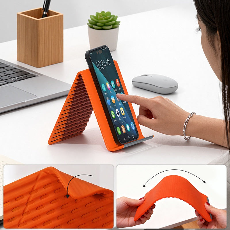 🔥50% RABATT NU! 📱Flexibelt stativ i aluminium, halkfri & passar mobil, surfplatta, laptop 💻