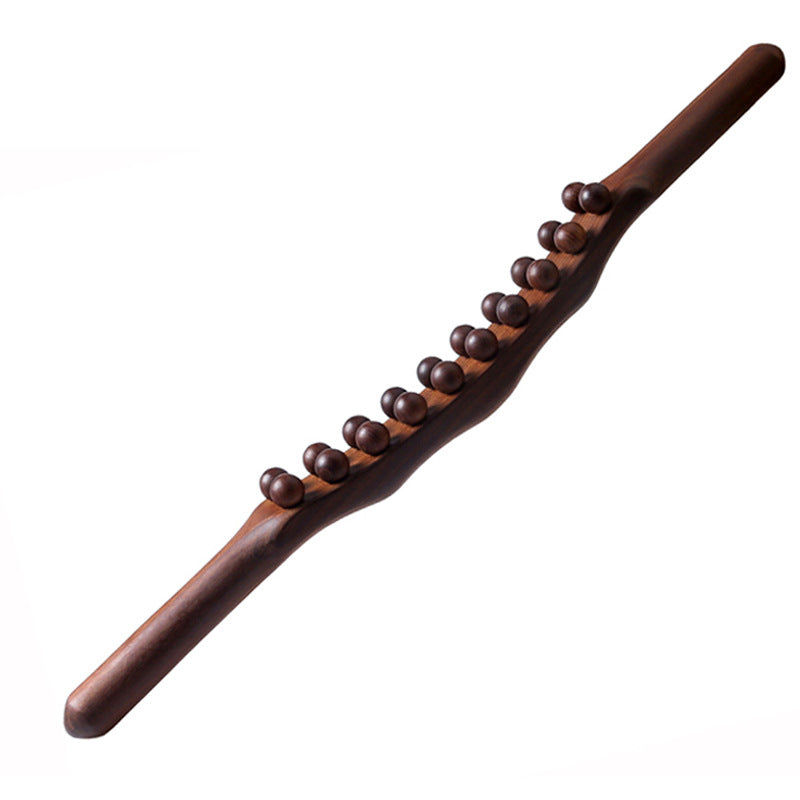 Trä lymfmassagestång