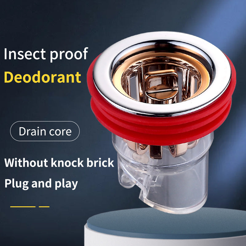 🔥50 % RABATT! 🔥Luktfri golvbrunn – stoppar lukt, insekter & hår i badrum och kök 🚿✨