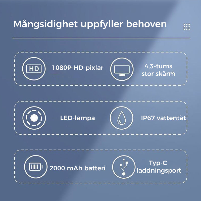🔥40% rabatt i endast 1 dagar🚀Underhållsspecifikt endoskop