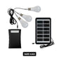Självförsörjande solcellsbelysningssystem: Komplett set med 3 LED-lampor och batteribackup ☀️🔋