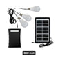 Självförsörjande solcellsbelysningssystem: Komplett set med 3 LED-lampor och batteribackup ☀️🔋