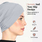 👒 2 för priset av 1!🌸 Mjuk, stretchig turbanmössa – i silkeslen tyg och med halkskydd – döljer tunt hår – kan användas på många olika sätt som underhuvudbonad 🧣
