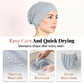 👒 2 för priset av 1!🌸 Mjuk, stretchig turbanmössa – i silkeslen tyg och med halkskydd – döljer tunt hår – kan användas på många olika sätt som underhuvudbonad 🧣