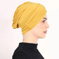 👒 2 för priset av 1!🌸 Mjuk, stretchig turbanmössa – i silkeslen tyg och med halkskydd – döljer tunt hår – kan användas på många olika sätt som underhuvudbonad 🧣