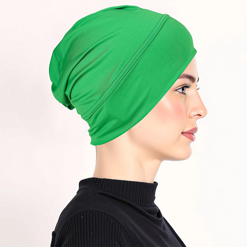 👒 2 för priset av 1!🌸 Mjuk, stretchig turbanmössa – i silkeslen tyg och med halkskydd – döljer tunt hår – kan användas på många olika sätt som underhuvudbonad 🧣