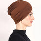 👒 2 för priset av 1!🌸 Mjuk, stretchig turbanmössa – i silkeslen tyg och med halkskydd – döljer tunt hår – kan användas på många olika sätt som underhuvudbonad 🧣