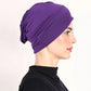 👒 2 för priset av 1!🌸 Mjuk, stretchig turbanmössa – i silkeslen tyg och med halkskydd – döljer tunt hår – kan användas på många olika sätt som underhuvudbonad 🧣
