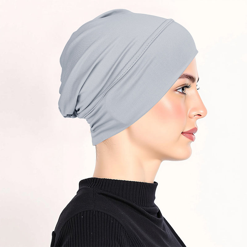 👒 2 för priset av 1!🌸 Mjuk, stretchig turbanmössa – i silkeslen tyg och med halkskydd – döljer tunt hår – kan användas på många olika sätt som underhuvudbonad 🧣