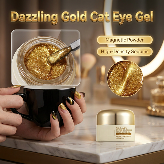 Magnetisk gelnagellack ”Cat Eye”