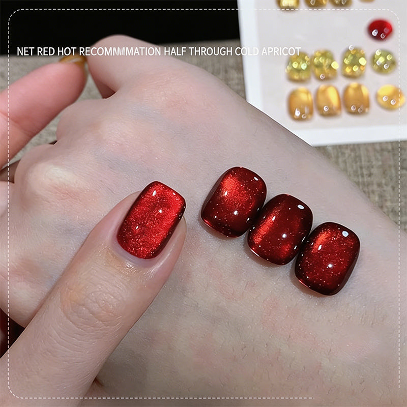 Magnetisk gelnagellack ”Cat Eye”