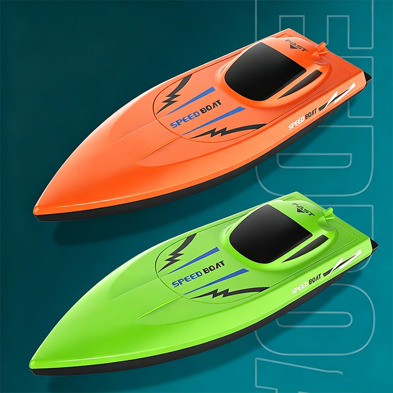 🚤 50% RABATT NU! ⚡ 2,4 GHz Höghastighets-RC-racerbåt – Dubbla Motor, Vattentät Skrov & Kollisionssäker – Perfekt För Pooler & Sjöar 🎮