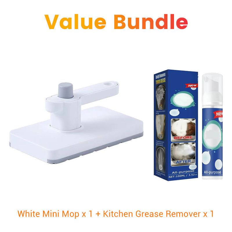 ⏳Begränsad tid – 50% rabatt⏰ Beröringsfri Snap Grip Mini Mopp