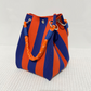 👜✨ 50% RABATT NU! Stickad hinkväska – eleganta ränder, rymlig & perfekt för semestern 🌊👒
