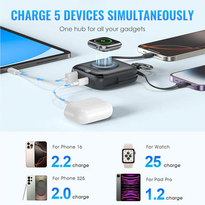 Bärbar magnetisk snabbladdare (powerbank)