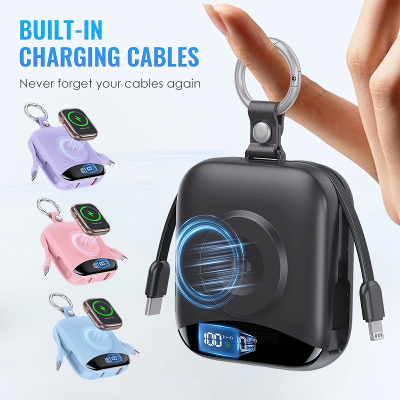 Bärbar magnetisk snabbladdare (powerbank)