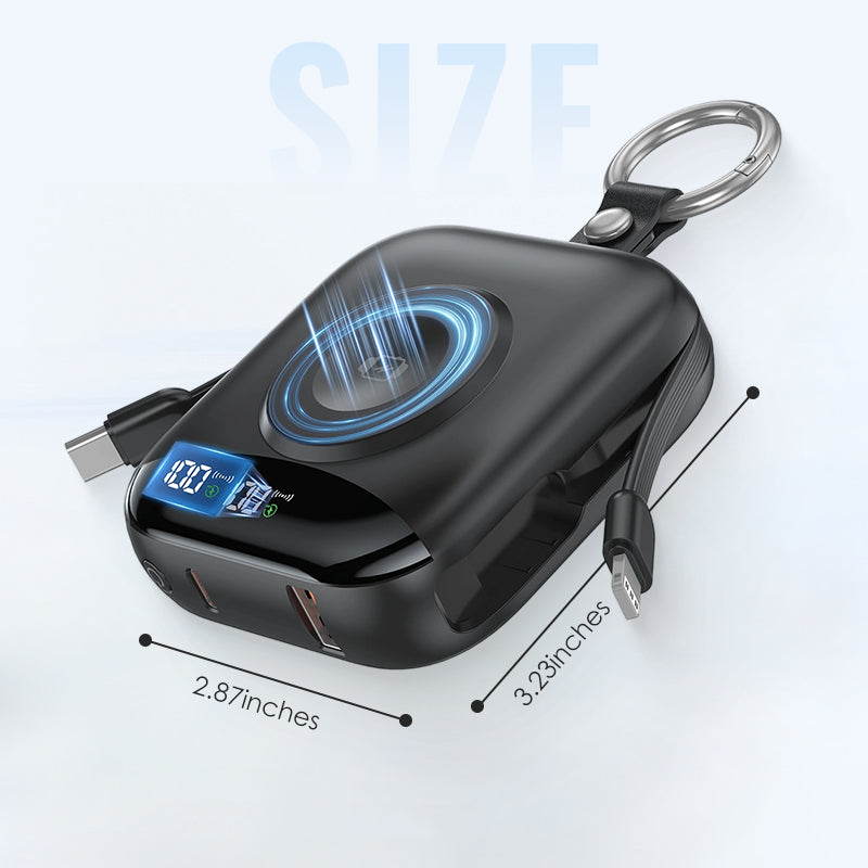 Bärbar magnetisk snabbladdare (powerbank)