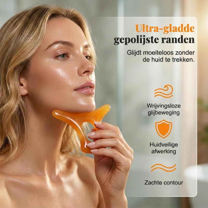 Gua Sha-platta för hela kroppens konturer