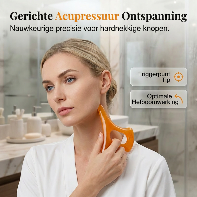 Gua Sha-platta för hela kroppens konturer
