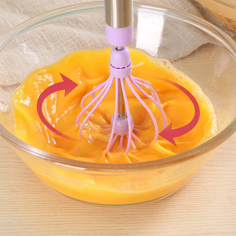 🥚🌀 50% RABATT! Som att ha en tornado i handen som vispar äggvitor till toppar på 30 sekunder! Denna halvautomatiska visp med bekvämt grepp gör allt jobb medan du slappnar av – inga ömma armar, bara luftig perfektion!