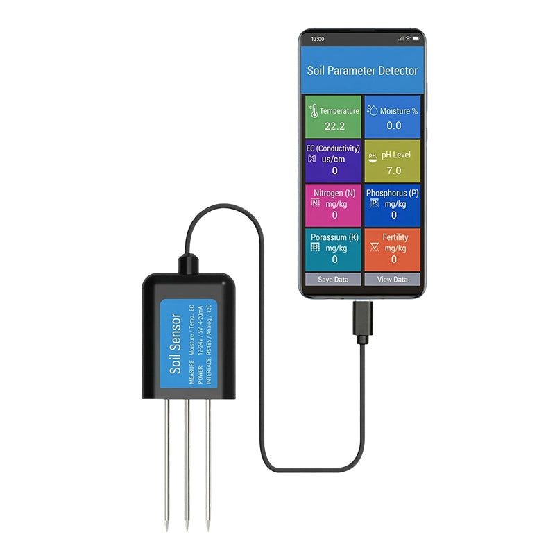 7-i-1 USB Jordtestare med App
