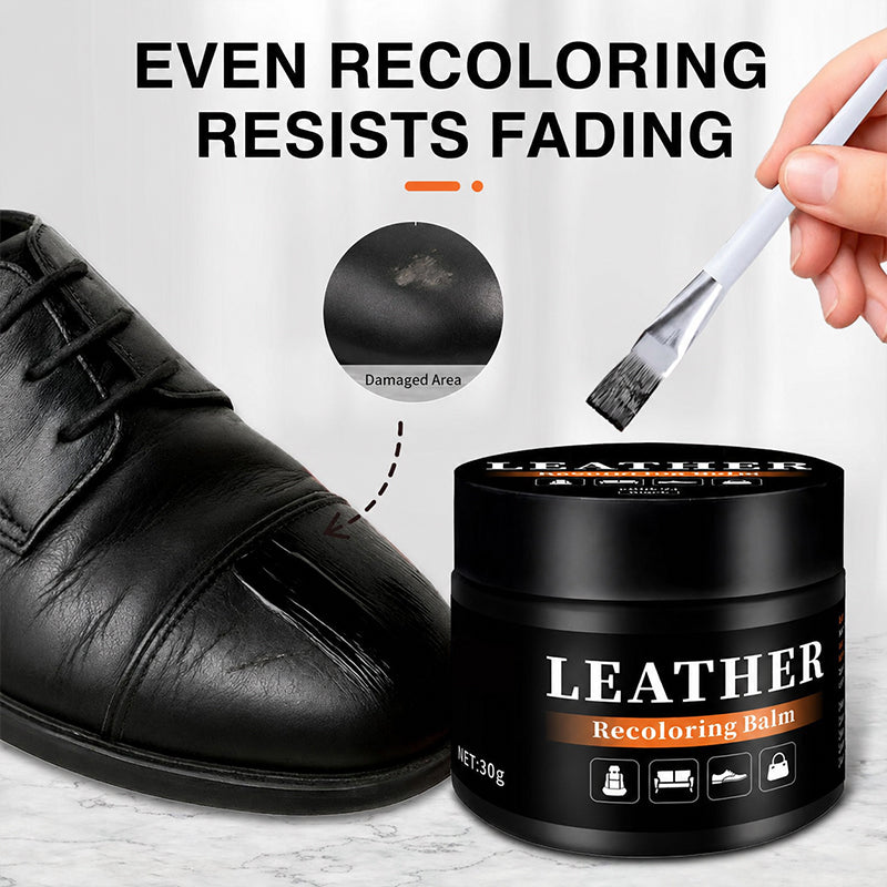 🧴 50% RABATT! 🌸 Universell läderfärgreparationsbalsam – Reparerar repor, vårdar & förnyar läder – Perfekt för väskor, skor & soffor ✨