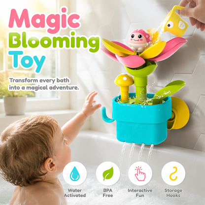 🛁 50 % RABATT NU! 🌸 Interaktiva badleksaker för småsyskon – magisk blomning, smart förvaring & BPA-fri – gör badtiden till dagens bästa stund 🧸