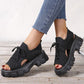 Dam Tjocksulig Stickad Sportsandal