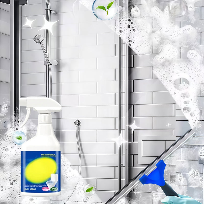 🛁 50 % RABATT NU! ✨ Multifunktionell Rengöringsspray mot Kalkavlagringar – För Badrum, Kranar & Duschväggar 💧