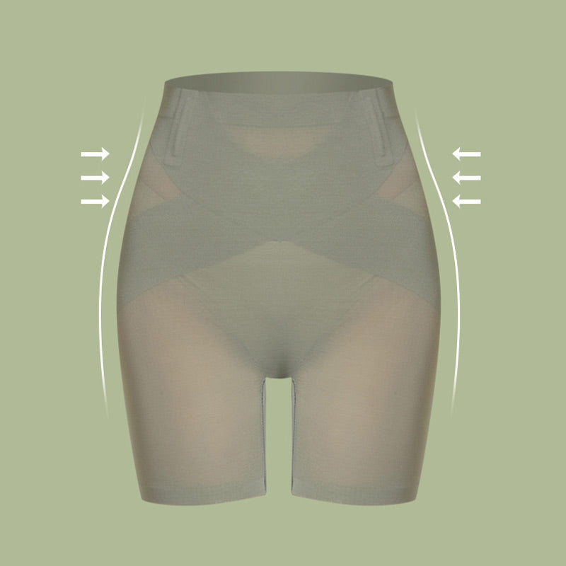 Sommar Andningsbara Mesh Boyshorts för Midjeformning