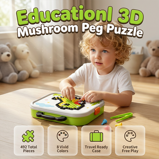 Kreativt 3D Svamp Pinnpussel