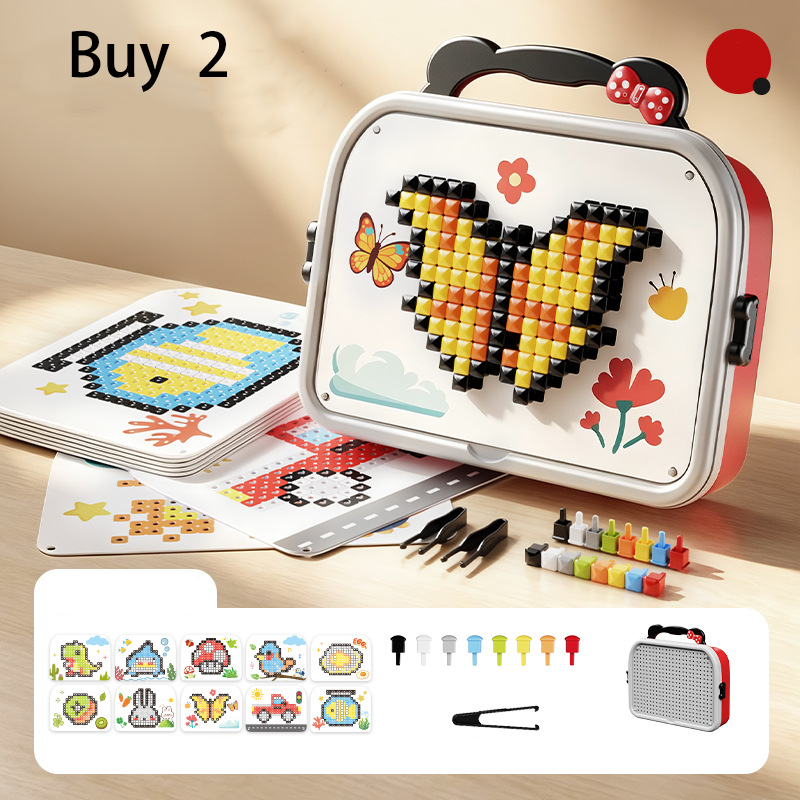 Creative 3D Mushroom Peg Puzzle