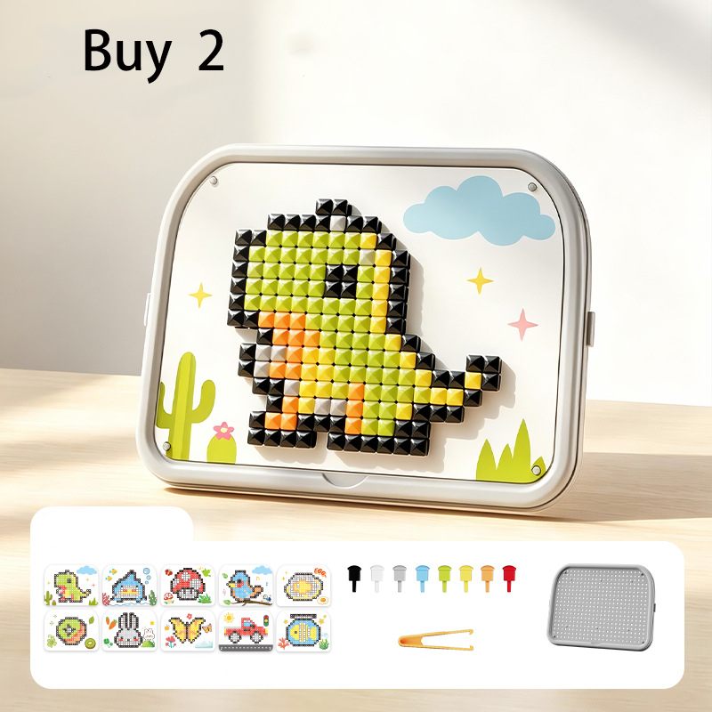 Creative 3D Mushroom Peg Puzzle