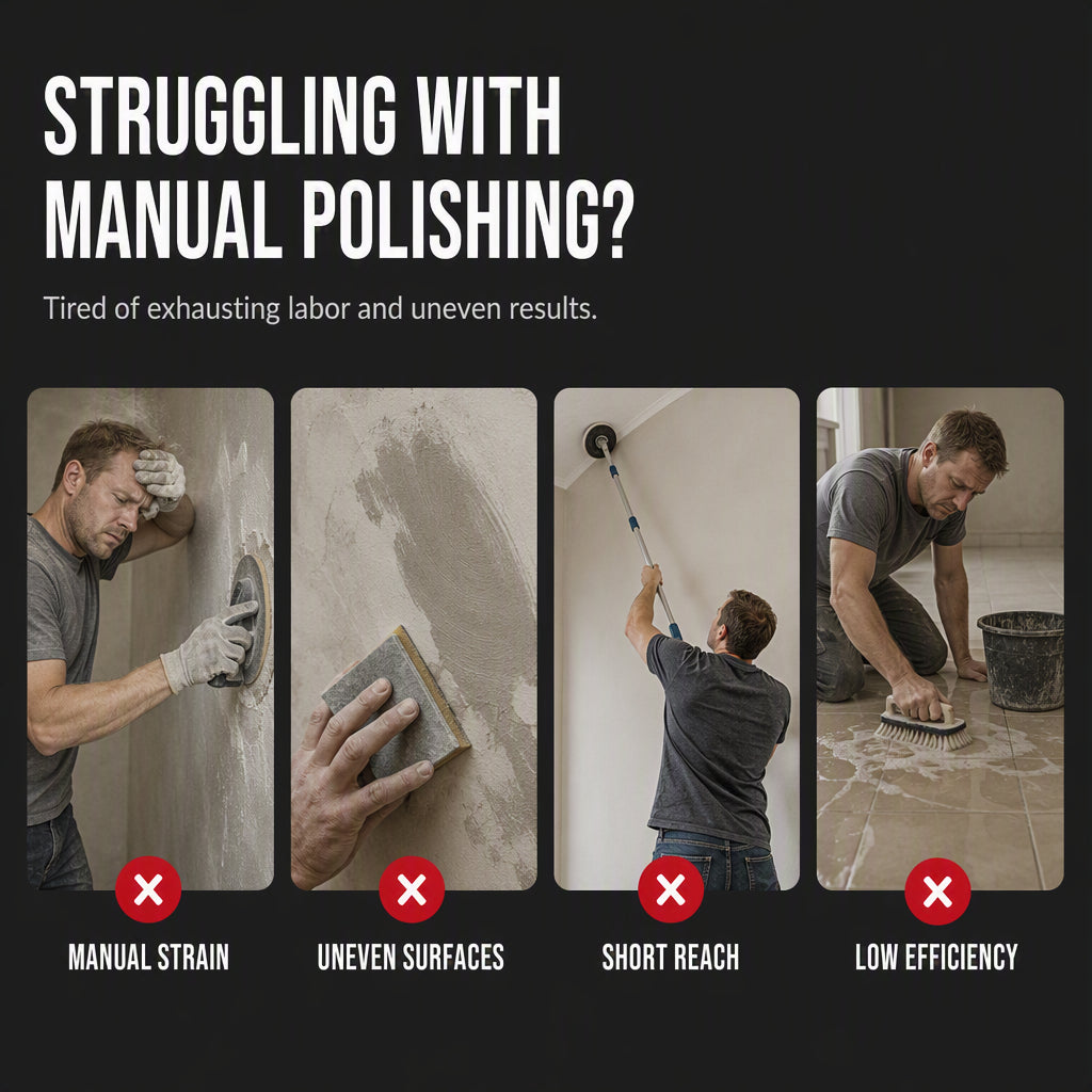 Effortless Spin Floor Polisher