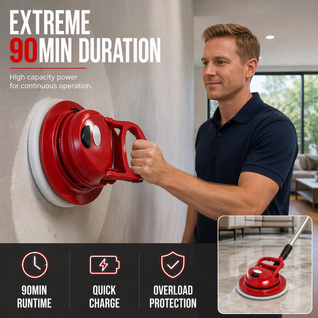 Effortless Spin Floor Polisher