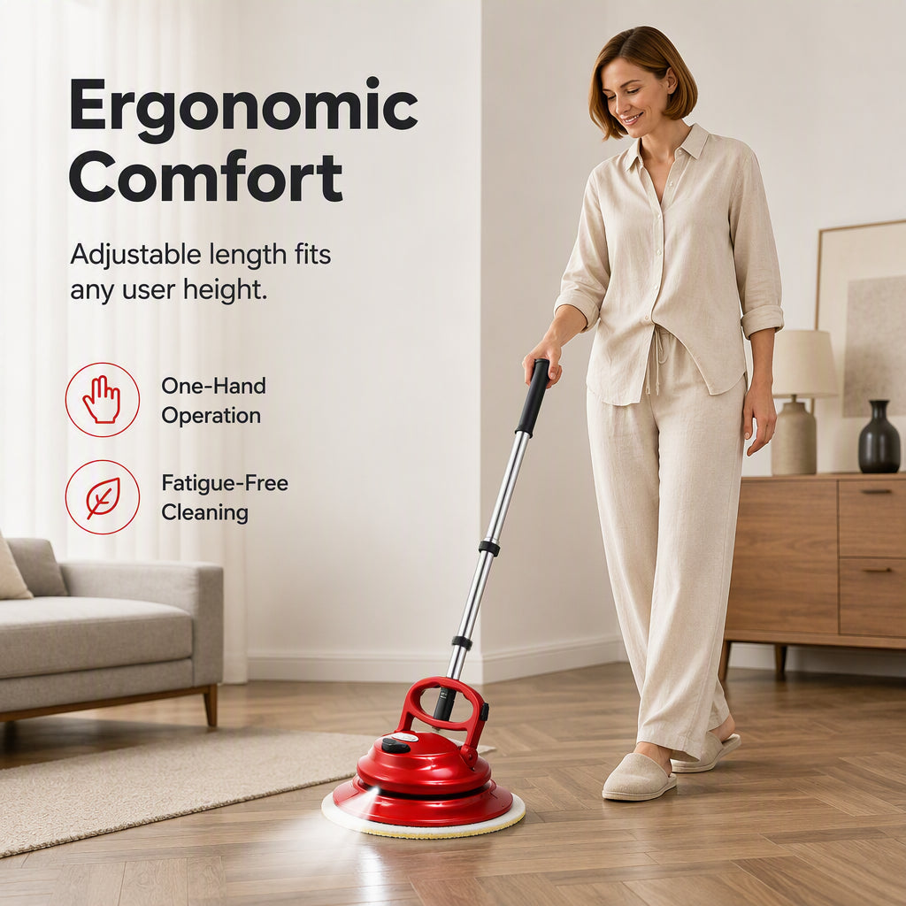 Effortless Spin Floor Polisher