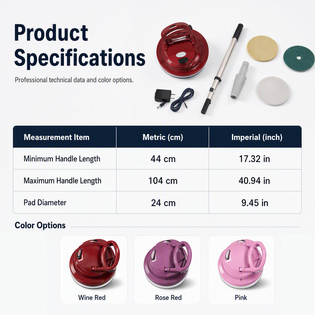 Effortless Spin Floor Polisher