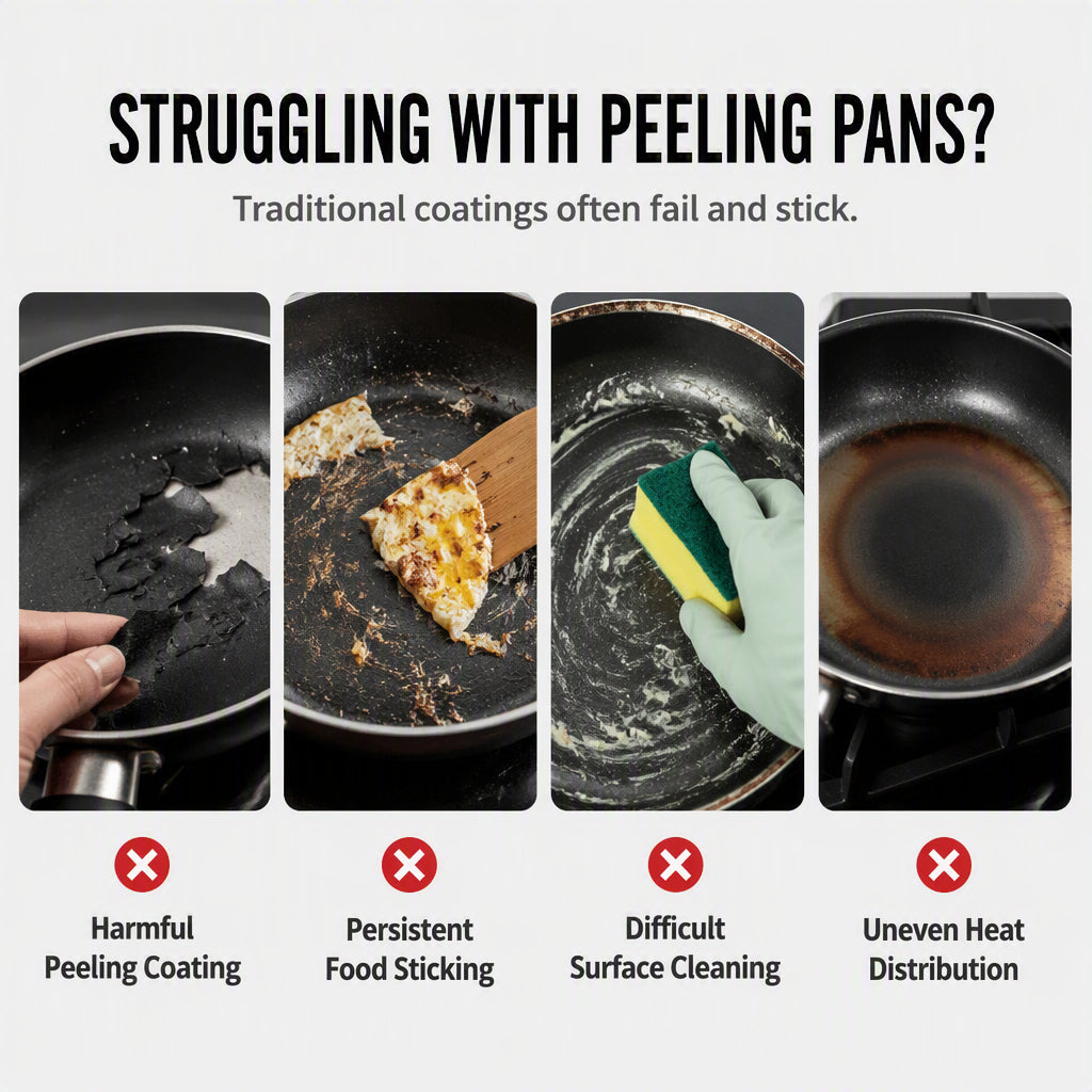 Non-stick Wok med Glaslock – Titan Antihaft