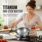 Non-stick Wok med Glaslock – Titan Antihaft