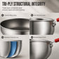 Non-stick Wok med Glaslock – Titan Antihaft