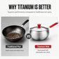 Non-stick Wok med Glaslock – Titan Antihaft