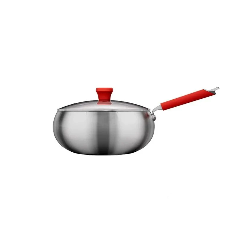 Non-stick Wok med Glaslock – Titan Antihaft
