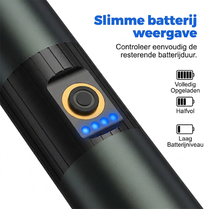 🔦 50 % RABATT UNDER BEGRÄNSAD TID! ✨ Extremt stark taktisk ficklampa med zoomfunktion – tålig, vattentät, uppladdningsbar 🏕️