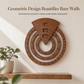 📅 50 % RABATT NU! 🌳 Roterande evighetskalender i massivt trä – taktila ringar & geometrisk design för väggen ✨