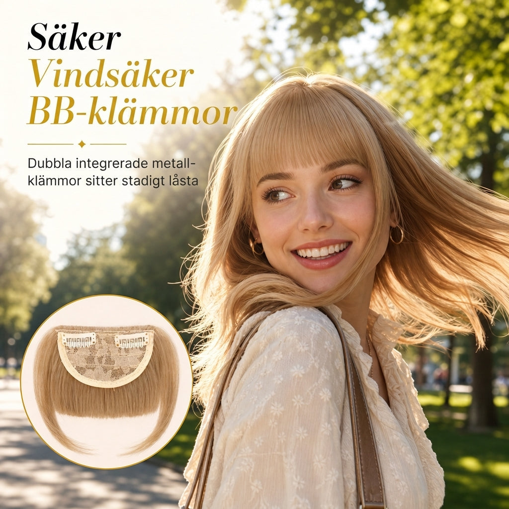 💇‍♀️ 50 % RABATT NU! ✨ Lös lugg & sidoskuggor med klippor – naturligt ansiktsramande utan att klippa håret 🌿