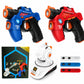 🎄Välkommen till julkampanjen med 50 % rabatt！！🎁Infrarött laserstridsset för barn med 2 minipistoler och 1 projektor med ljud och ljus