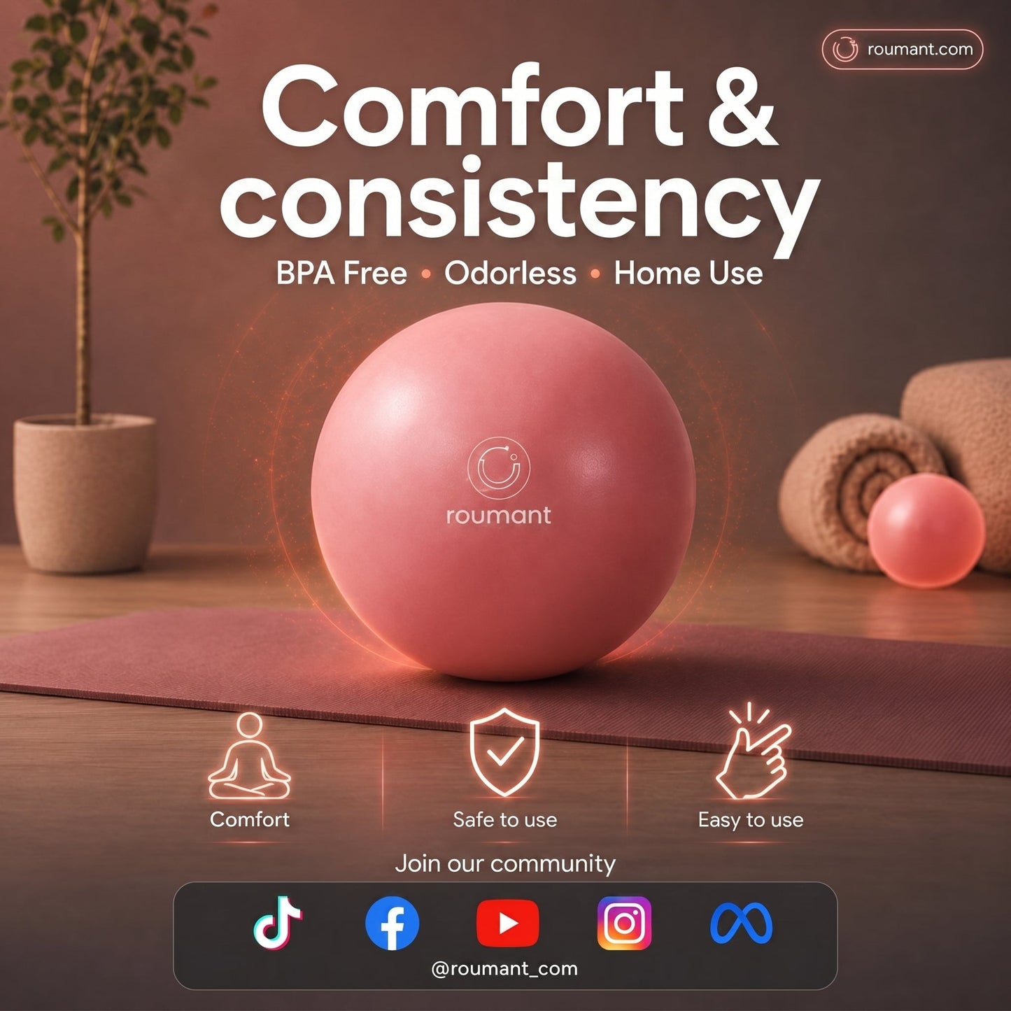 🤸⚽ 25 cm Pilatesboll – Explosionssäker yogaboll med bikakemönster 🧘